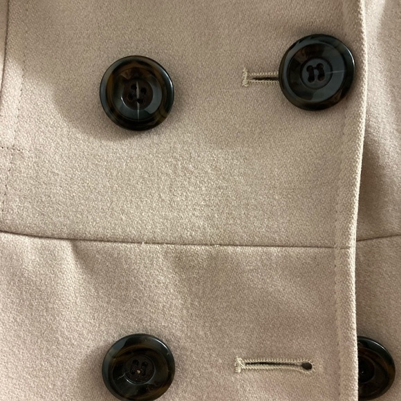 Blush pink waisted coat - Picture 3 of 6